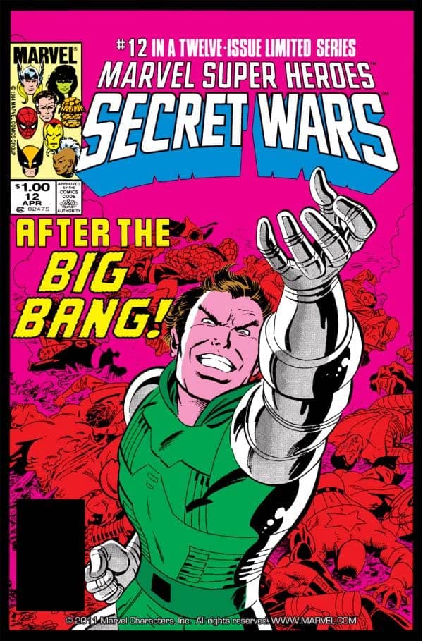 Marvel Super Heroes Secret Wars #12 cover