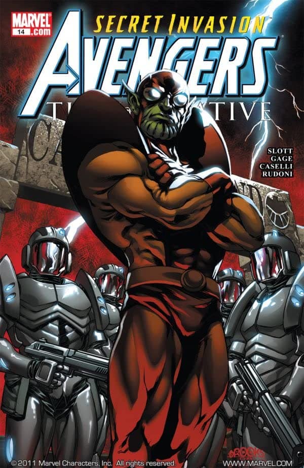 Avengers: The Initiative #14 cover