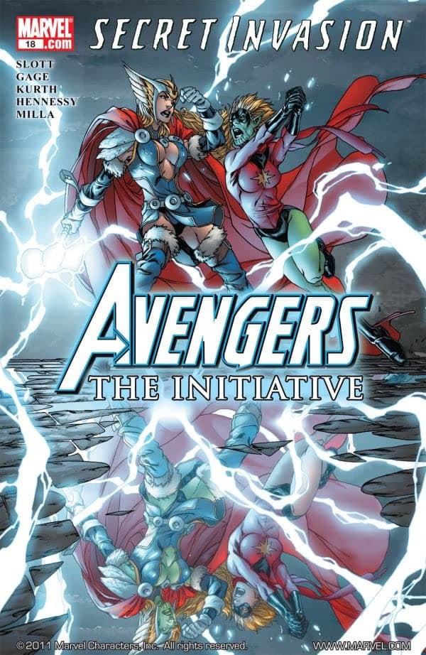 Avengers: The Initiative #18 cover