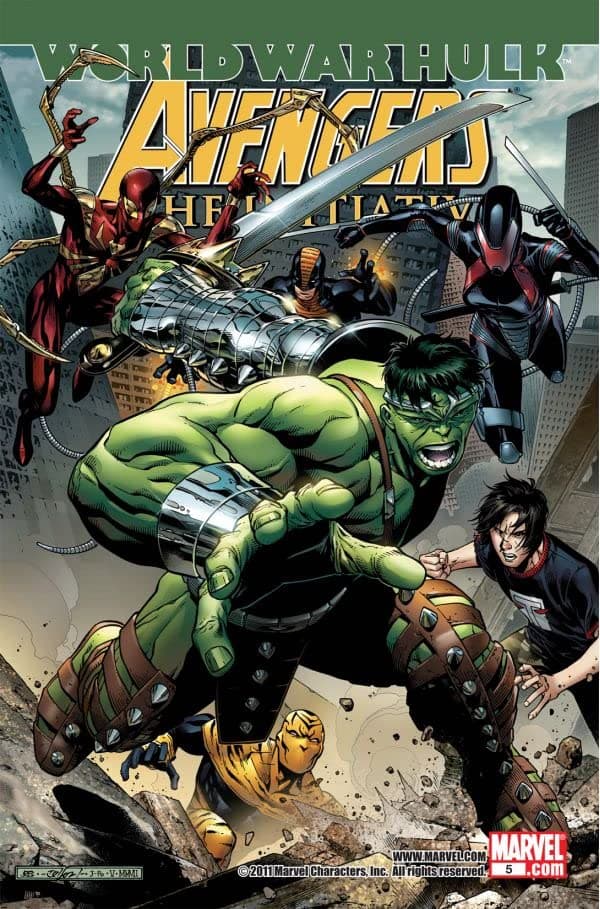 Avengers: The Initiative #5 cover