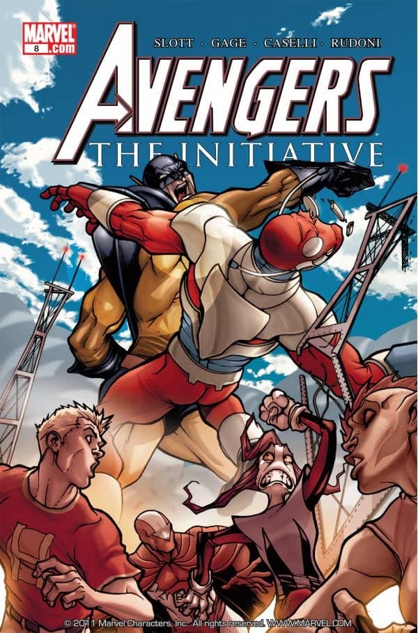 Avengers: The Initiative #8 cover