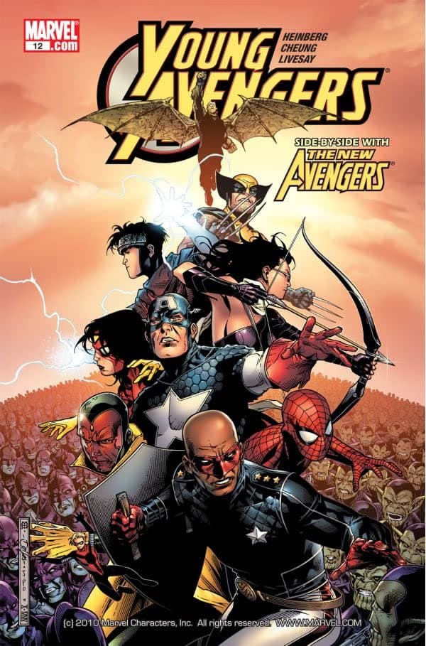 Young Avengers #12 cover