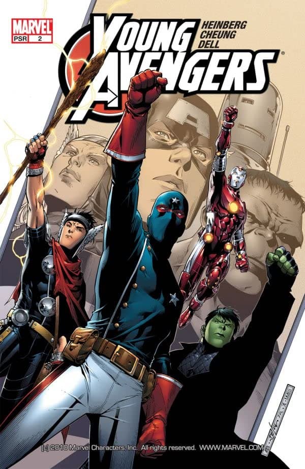 Young Avengers #2 cover