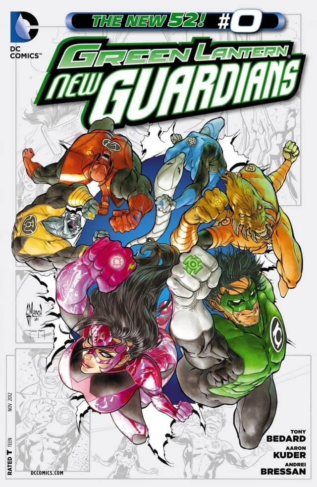Green Lantern: New Guardians #0 cover
