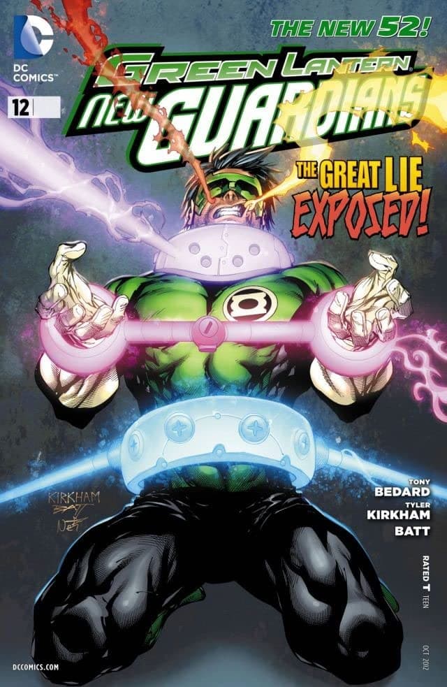 Green Lantern: New Guardians #12 cover