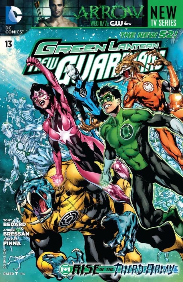Green Lantern: New Guardians #13 cover