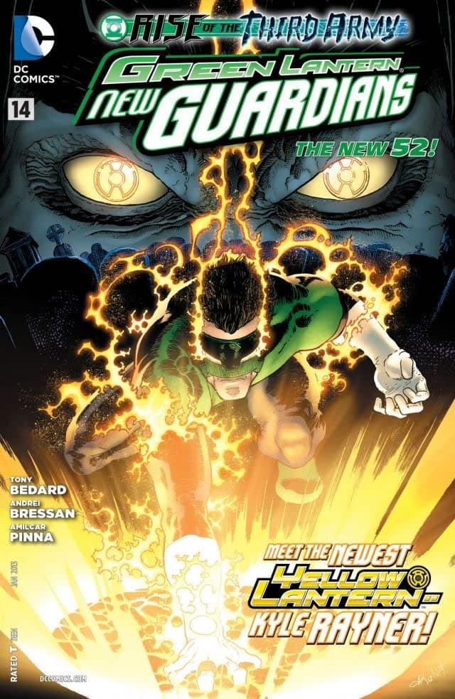 Green Lantern: New Guardians #14 cover
