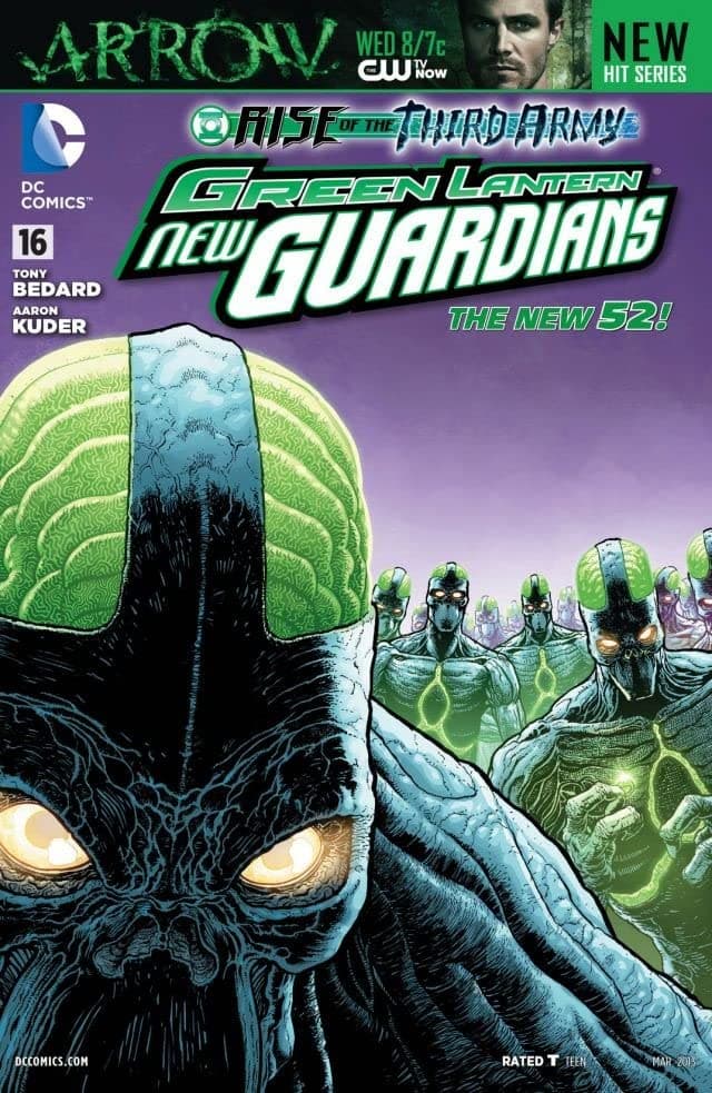Green Lantern: New Guardians #16 cover