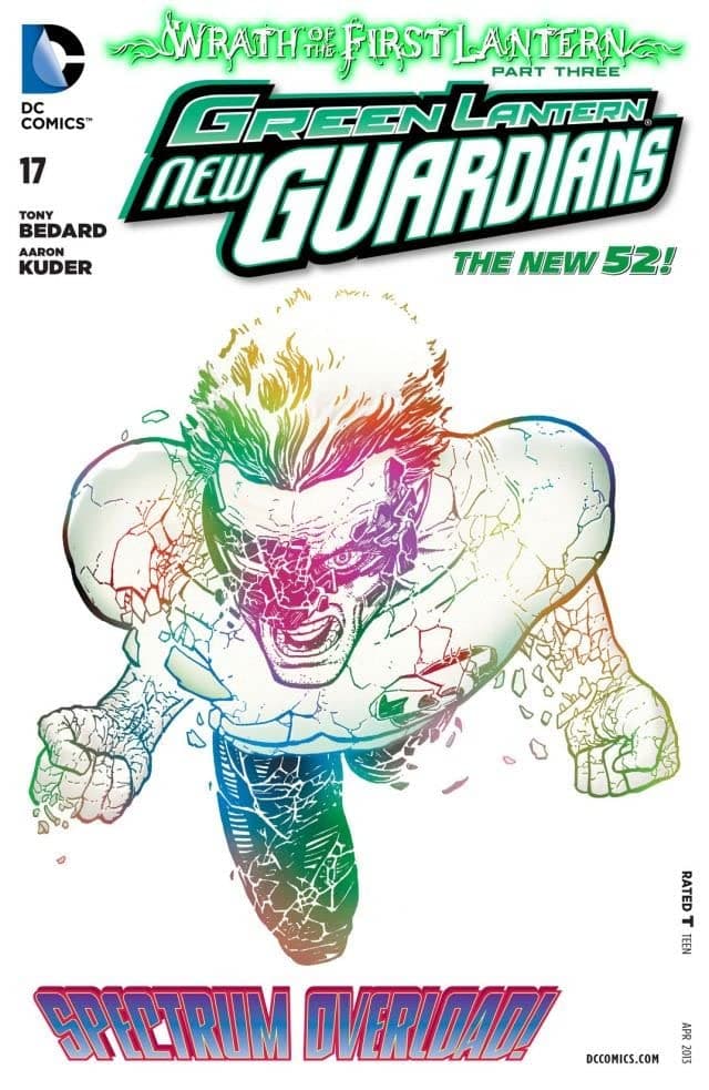 Green Lantern: New Guardians #17 cover