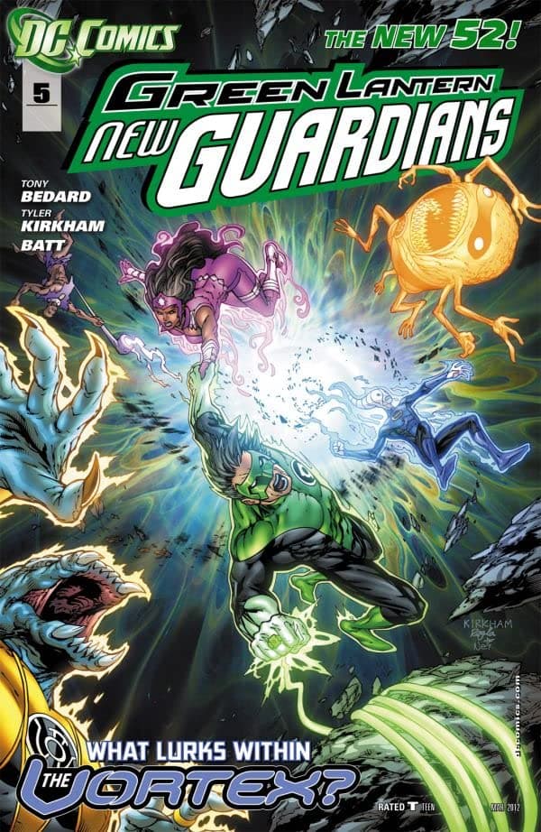 Green Lantern: New Guardians #5 cover