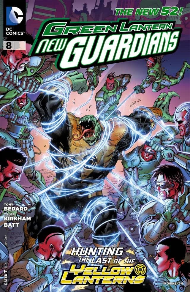 Green Lantern: New Guardians #8 cover