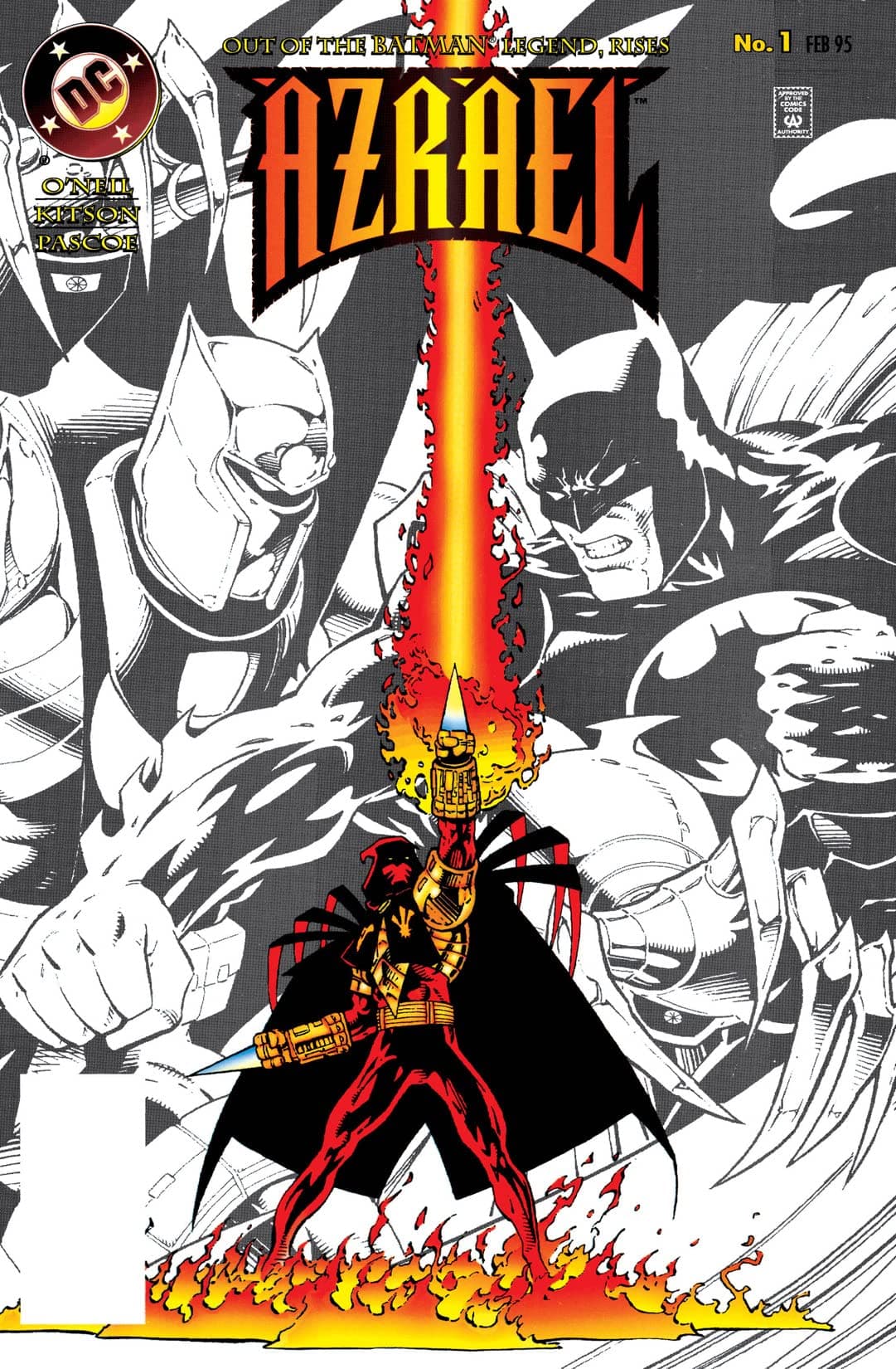 Azrael cover — © DC Comics