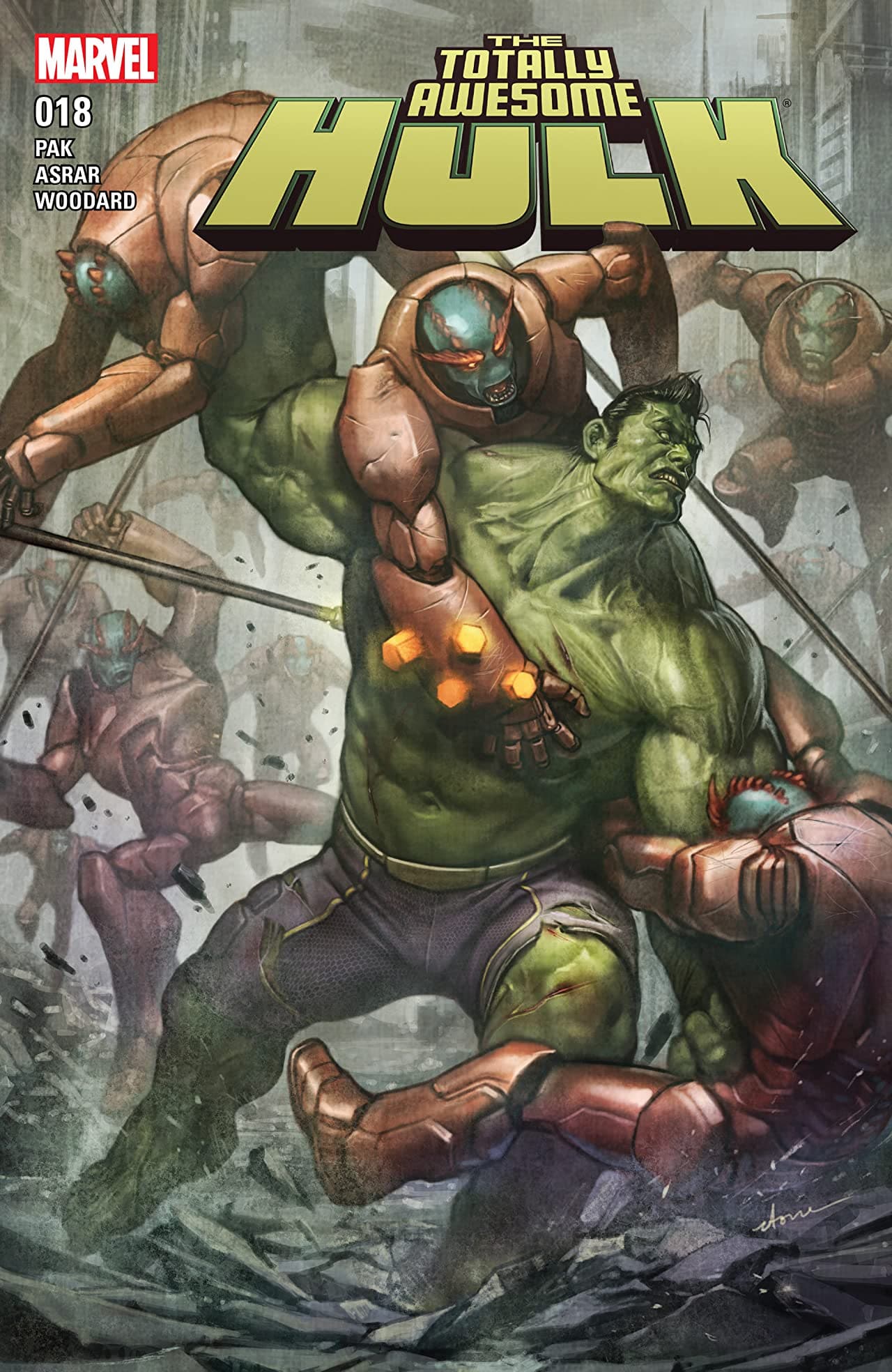 The Totally Awesome Hulk #18 cover