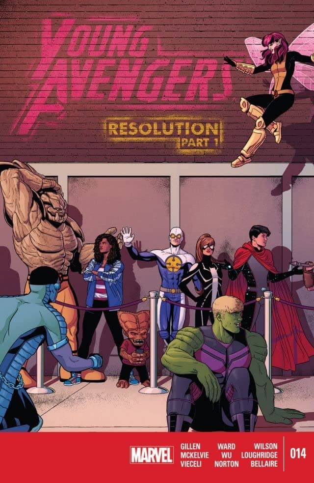 Young Avengers #14 cover