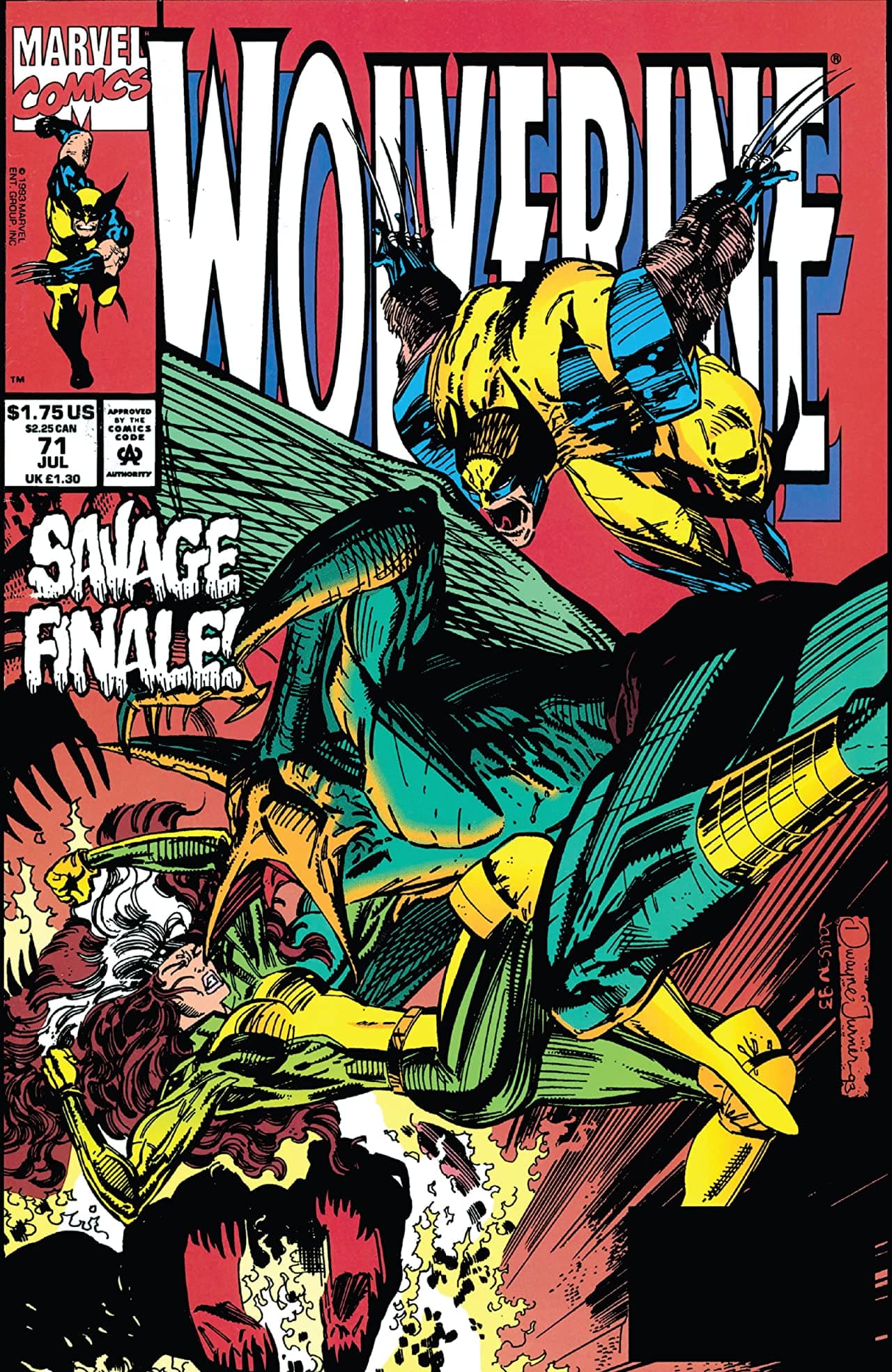 Wolverine #71 cover