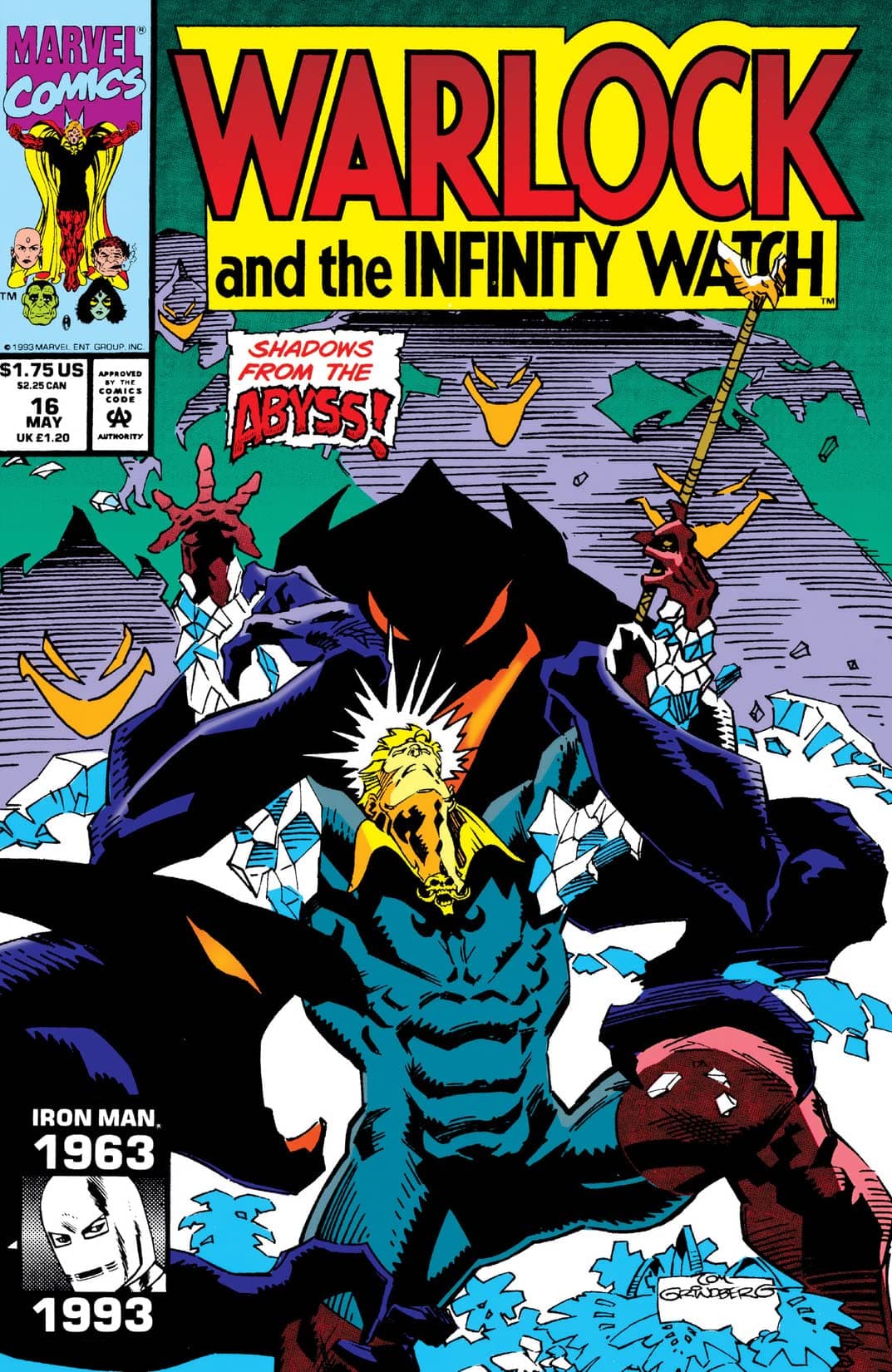 Warlock and the Infinity Watch #16 cover