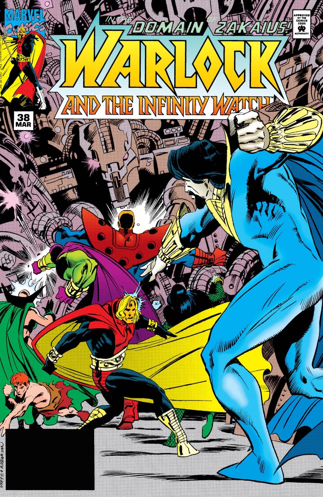 Warlock and the Infinity Watch #38 cover