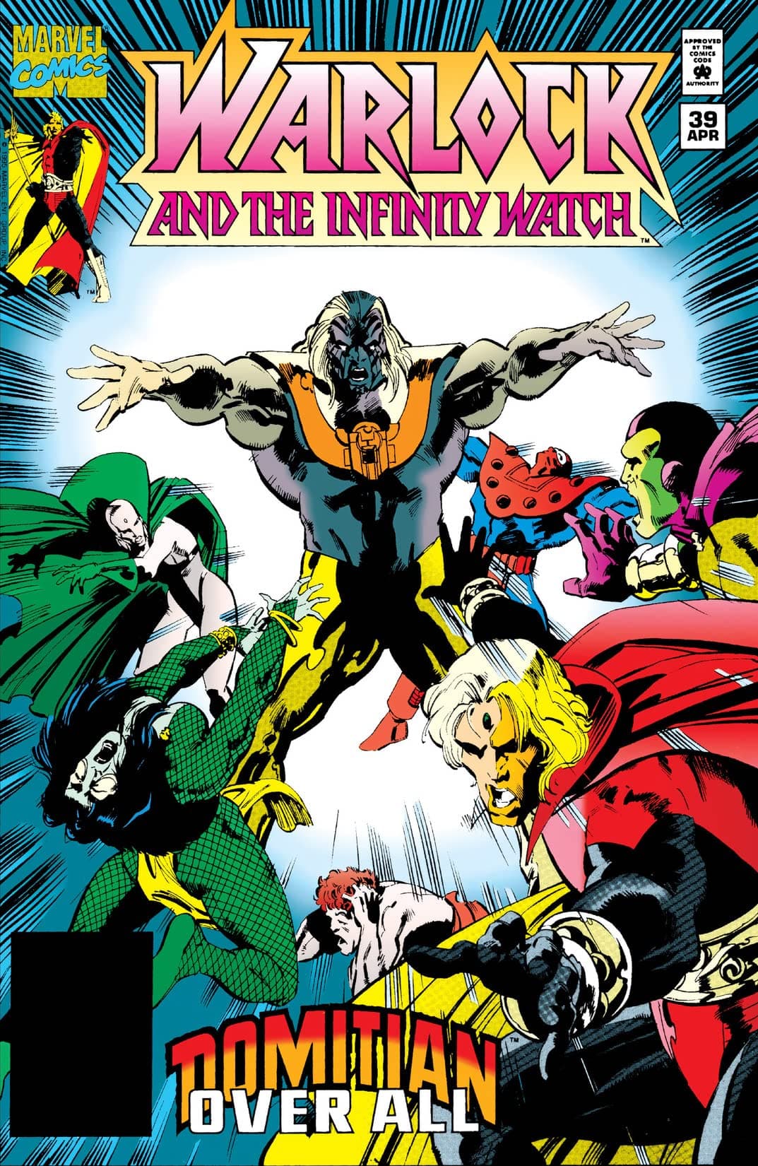 Warlock and the Infinity Watch #39 cover