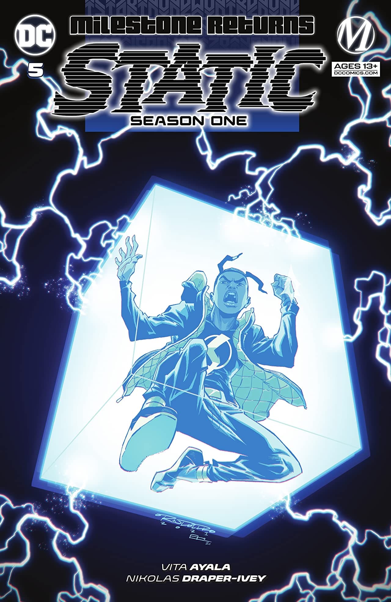 Static: Season One #5 cover
