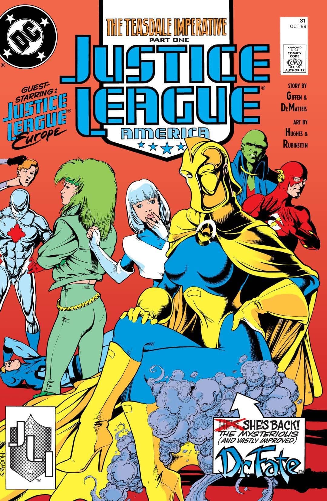 Justice League America #31 cover