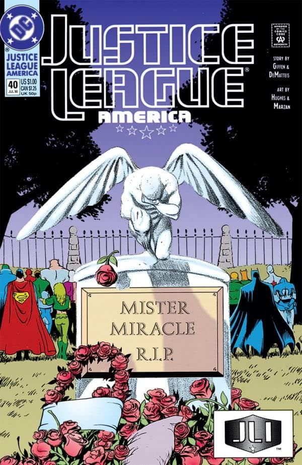 Justice League America #40 cover