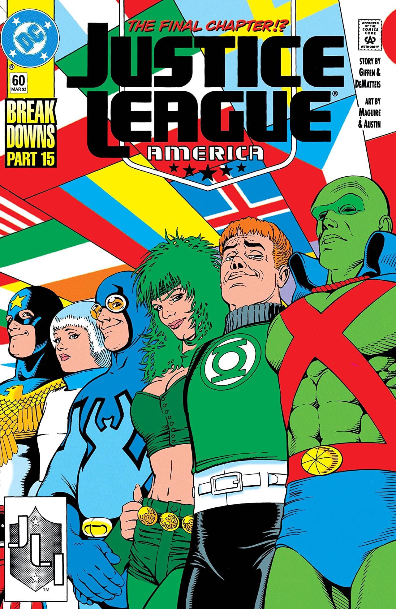 Justice League America #60 cover