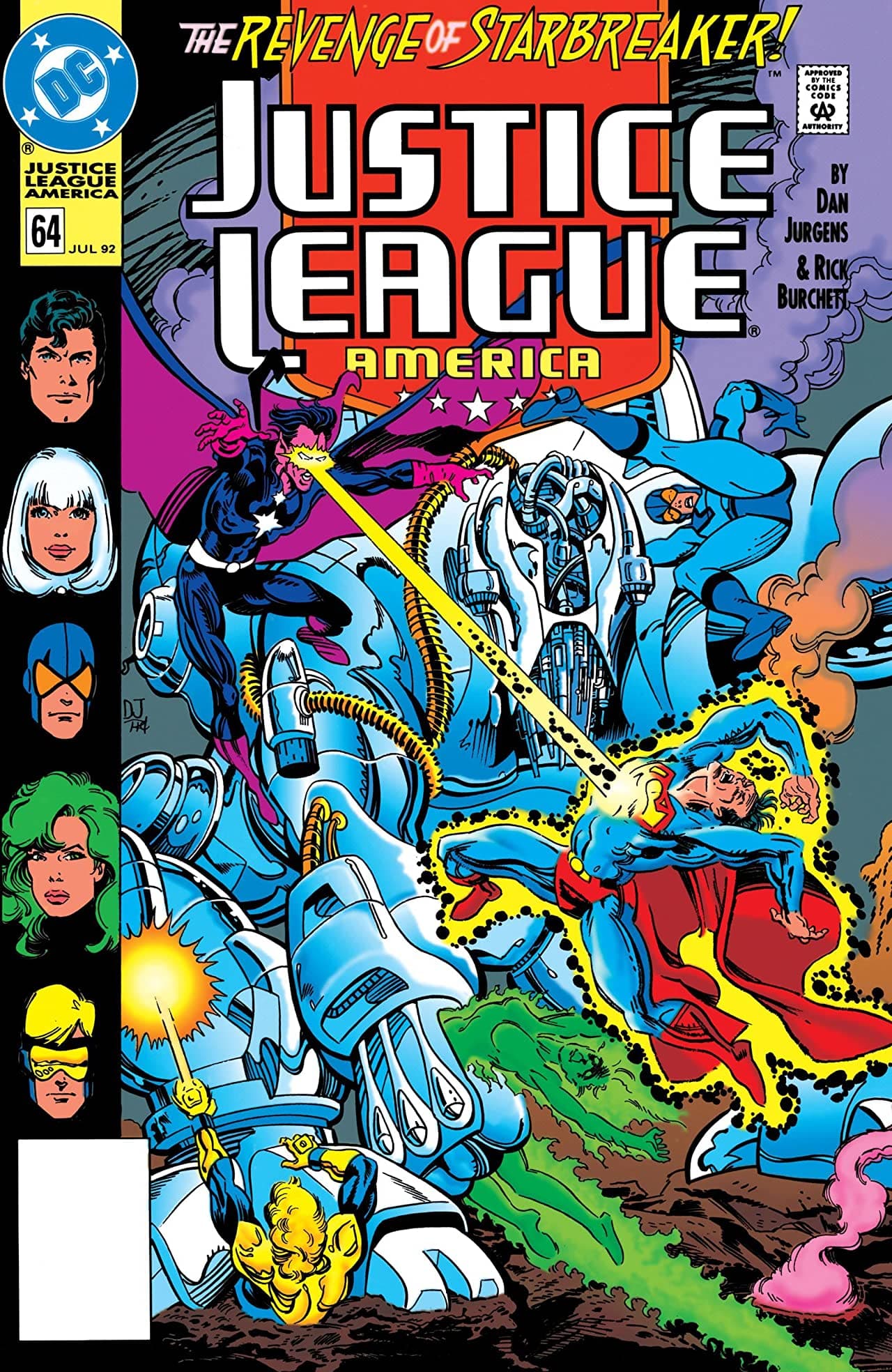 Justice League America #64 cover