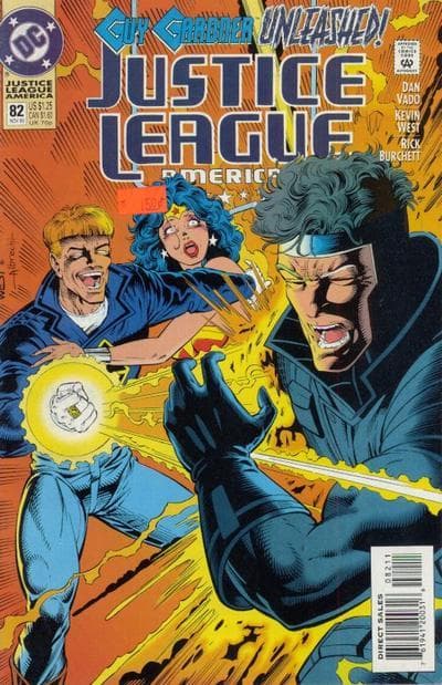 Justice League America #82 cover