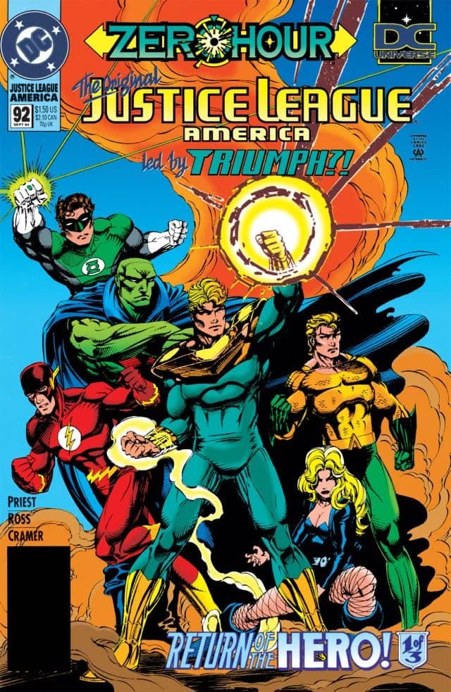 Justice League America #92 cover
