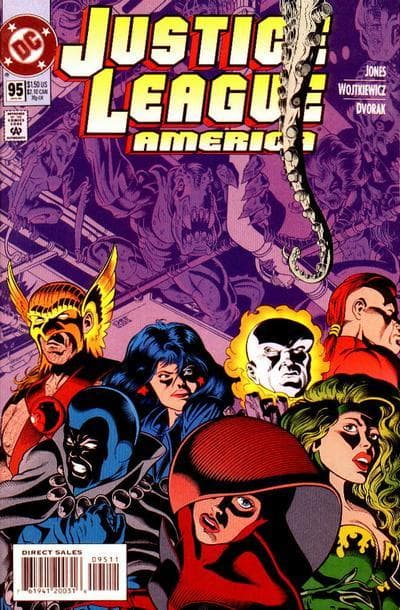 Justice League America #95 cover