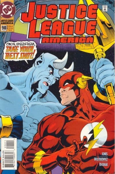 Justice League America #98 cover