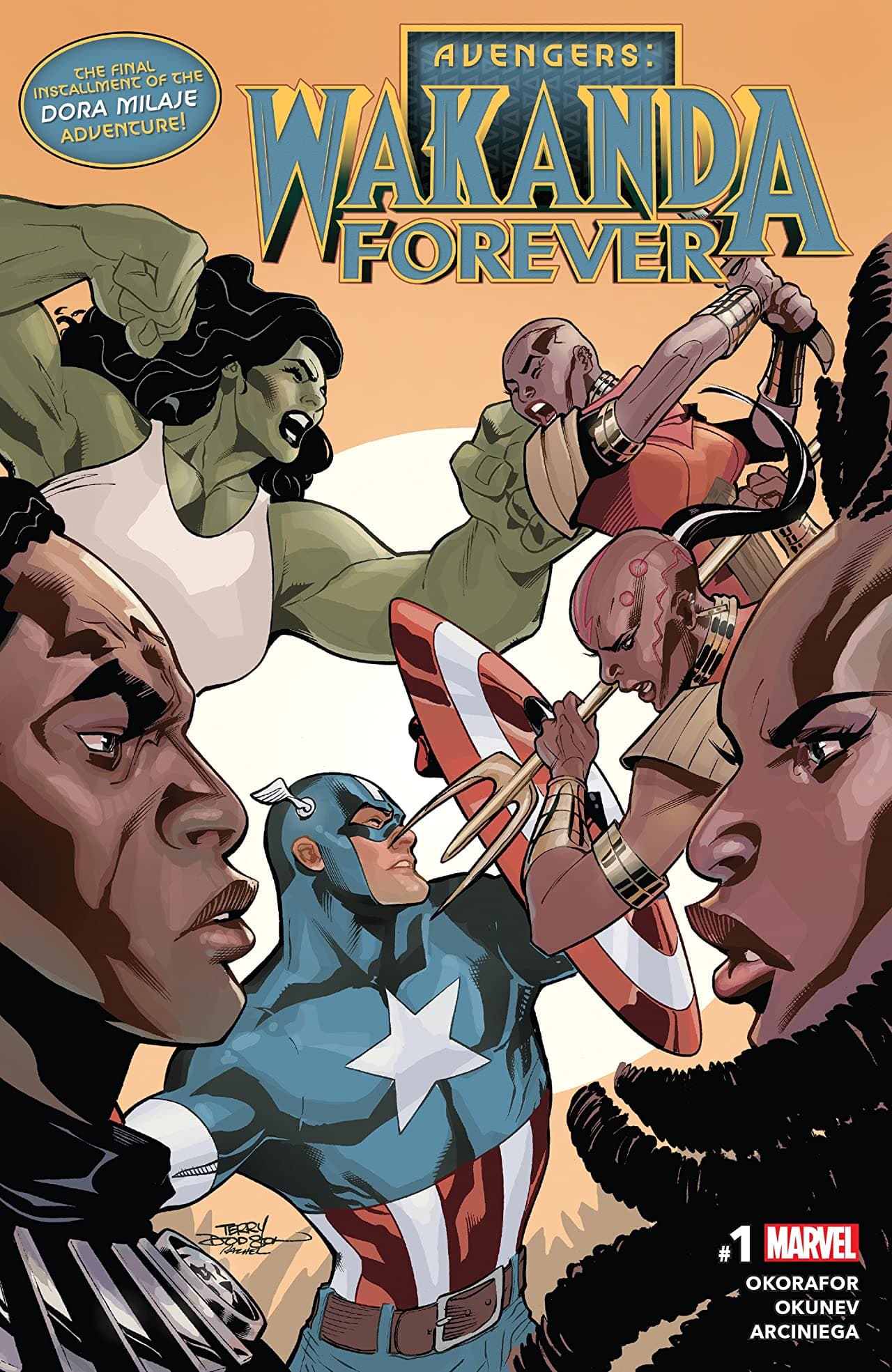 Wakanda Forever Avengers #1 cover