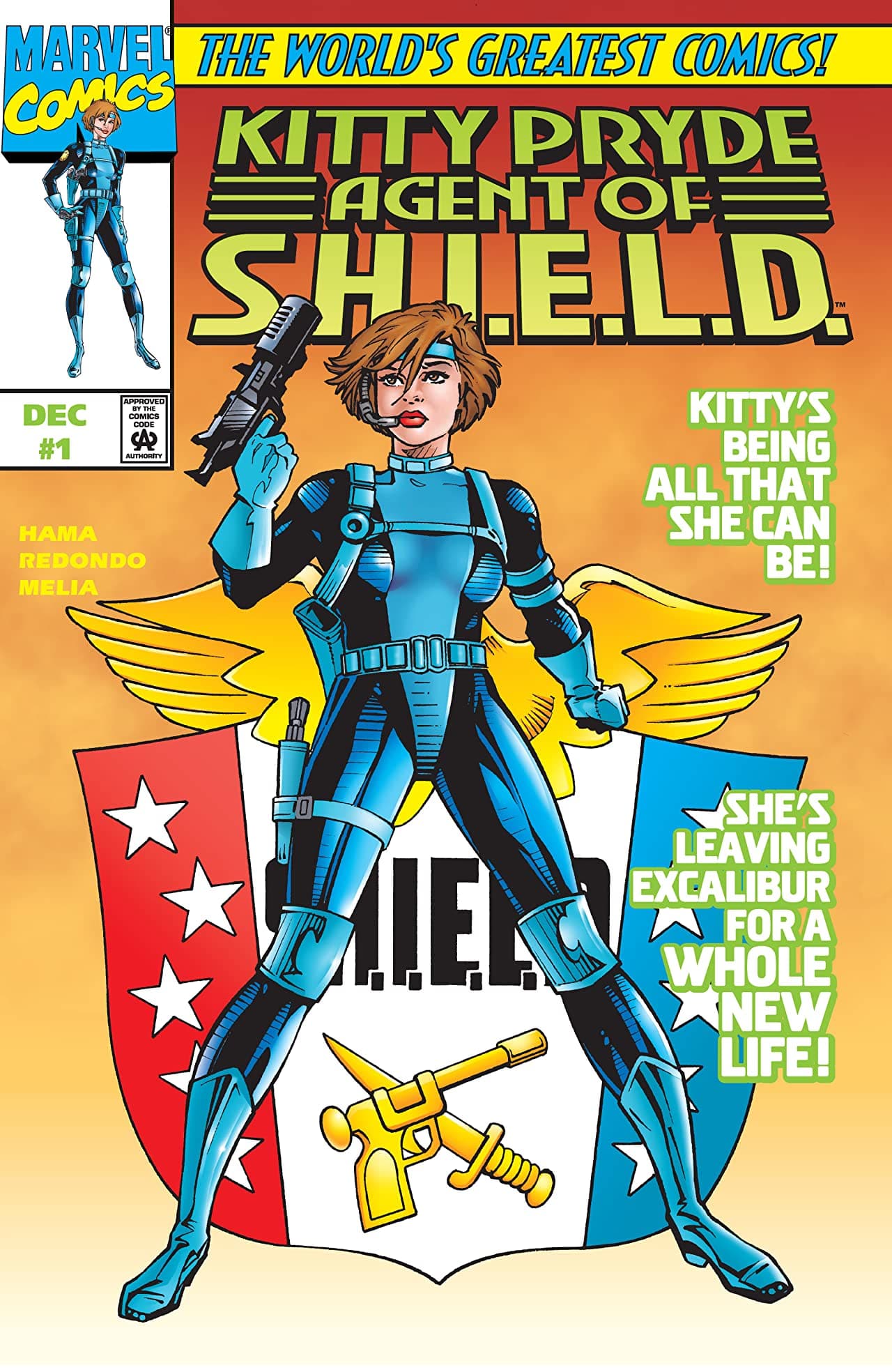 Kitty Pryde, Agent of S.H.I.E.L.D. #1 cover