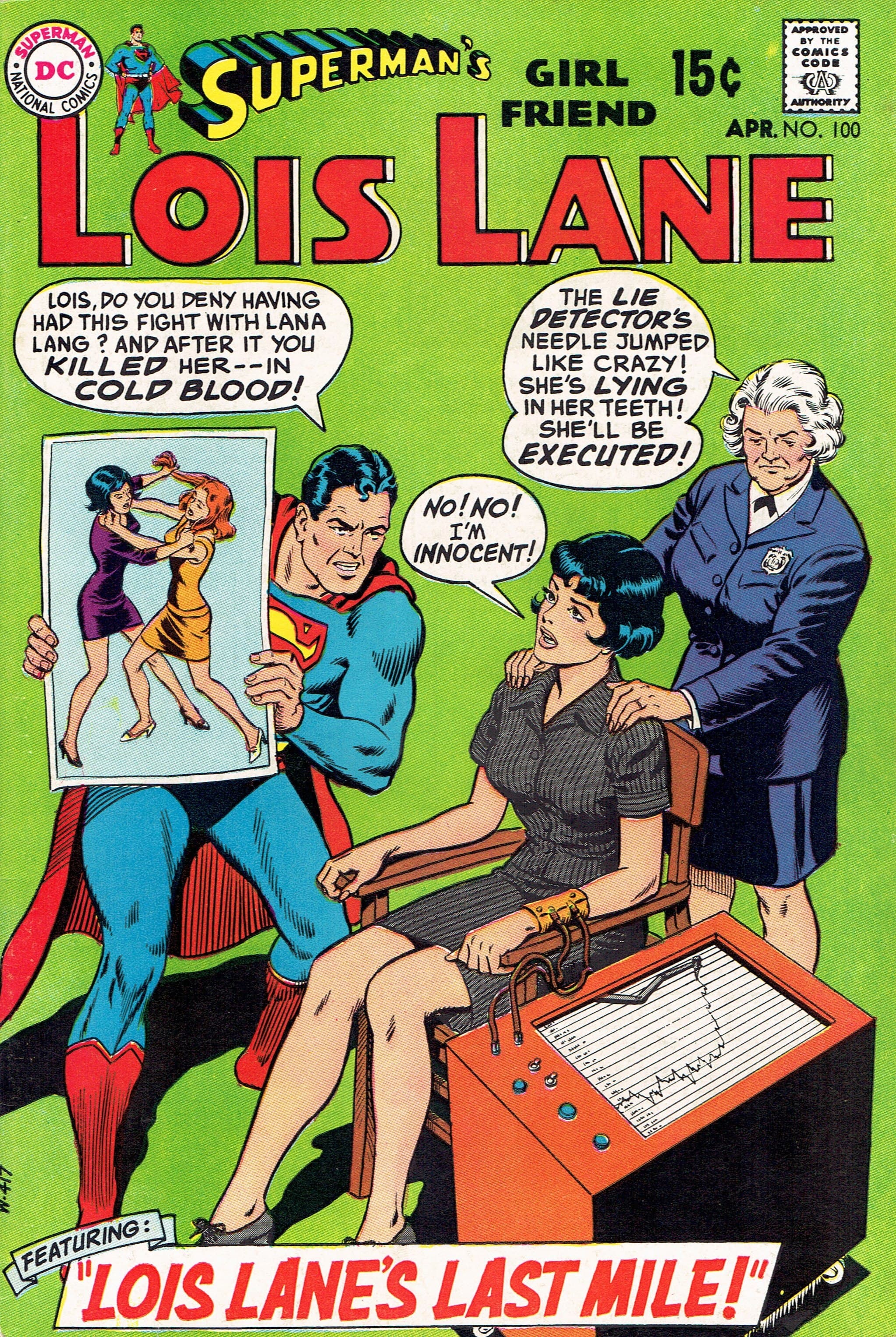 Superman's Girl Friend, Lois Lane #100 cover