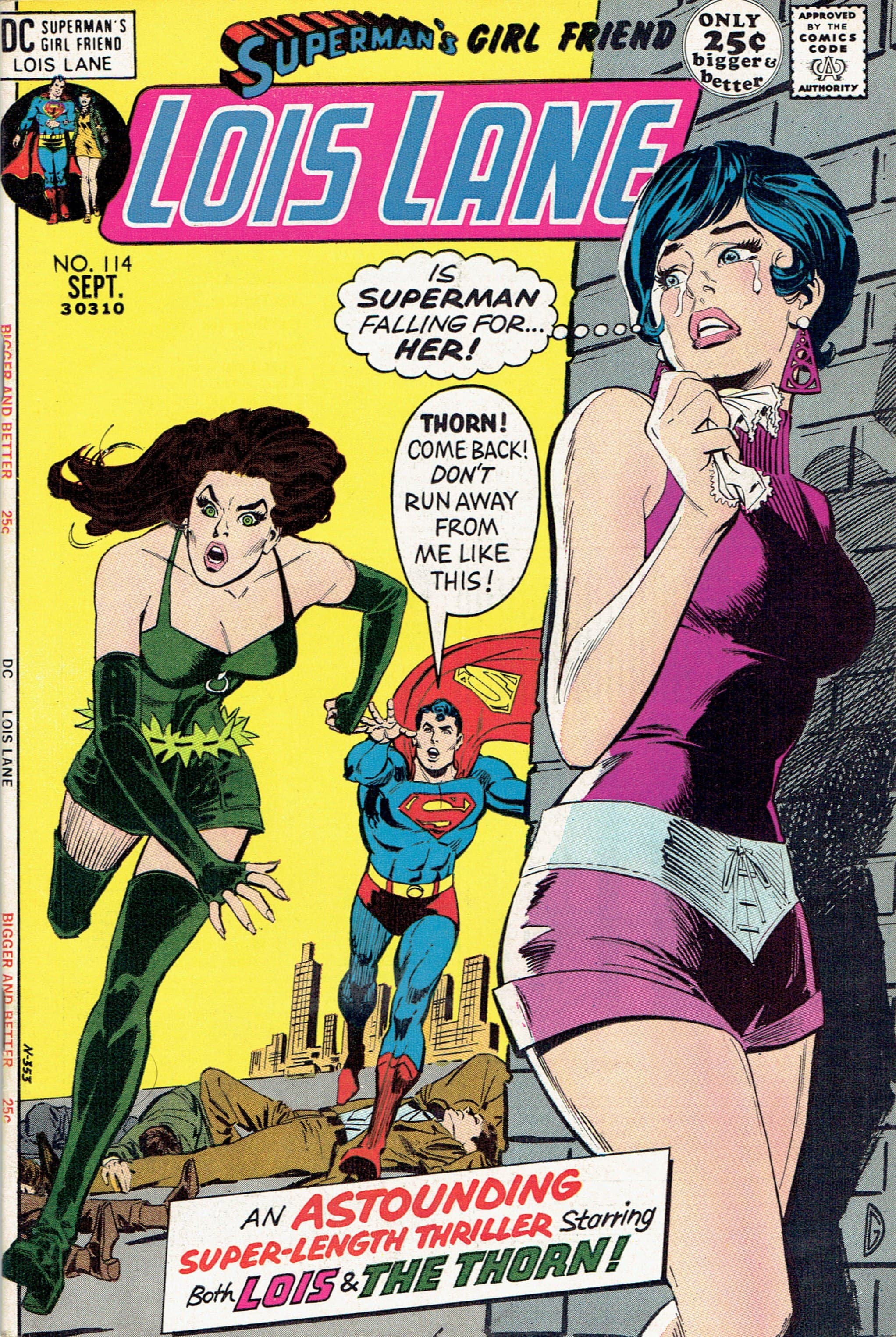 Superman's Girl Friend, Lois Lane #114 cover
