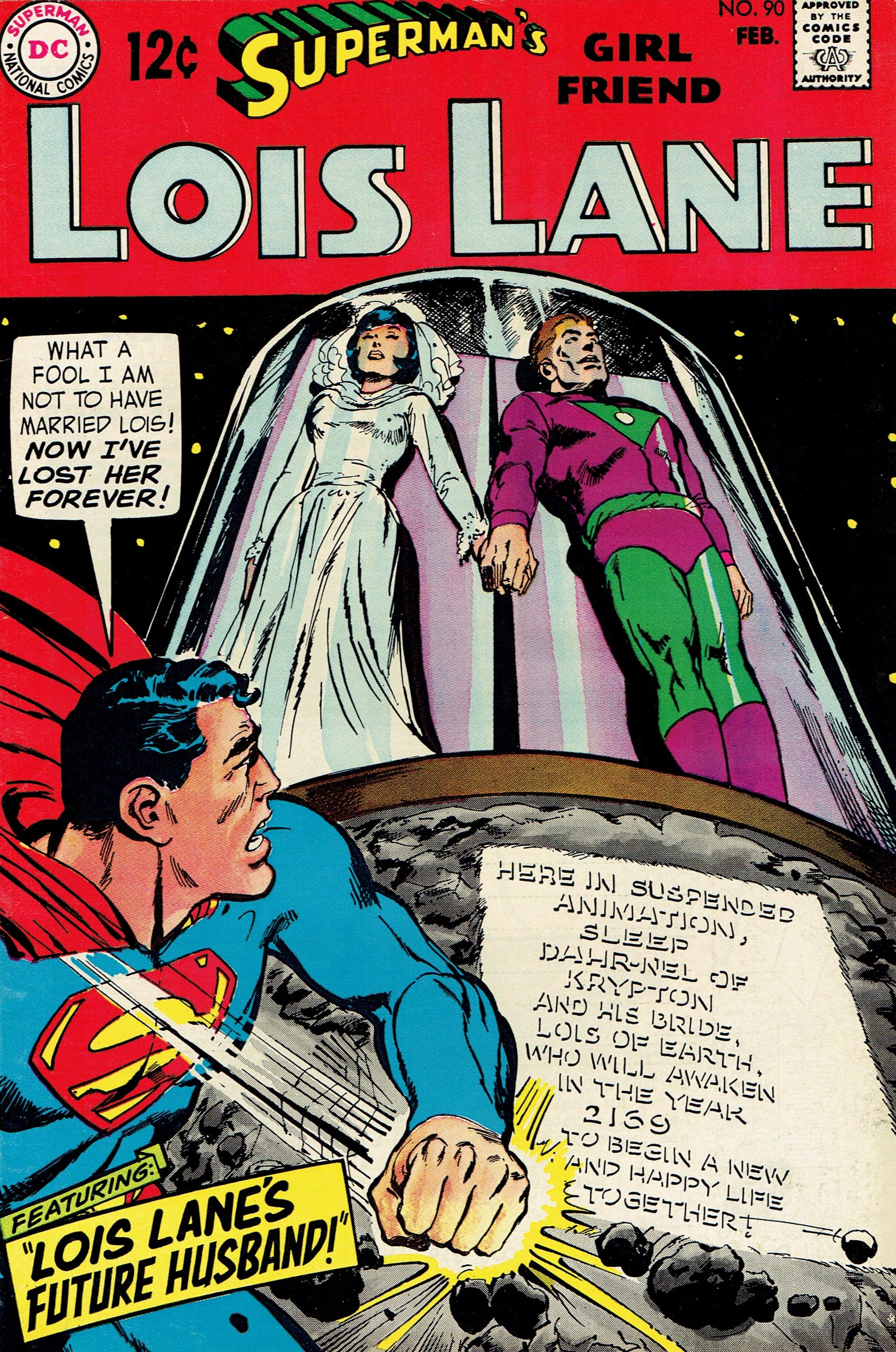 Superman's Girl Friend, Lois Lane #90 cover