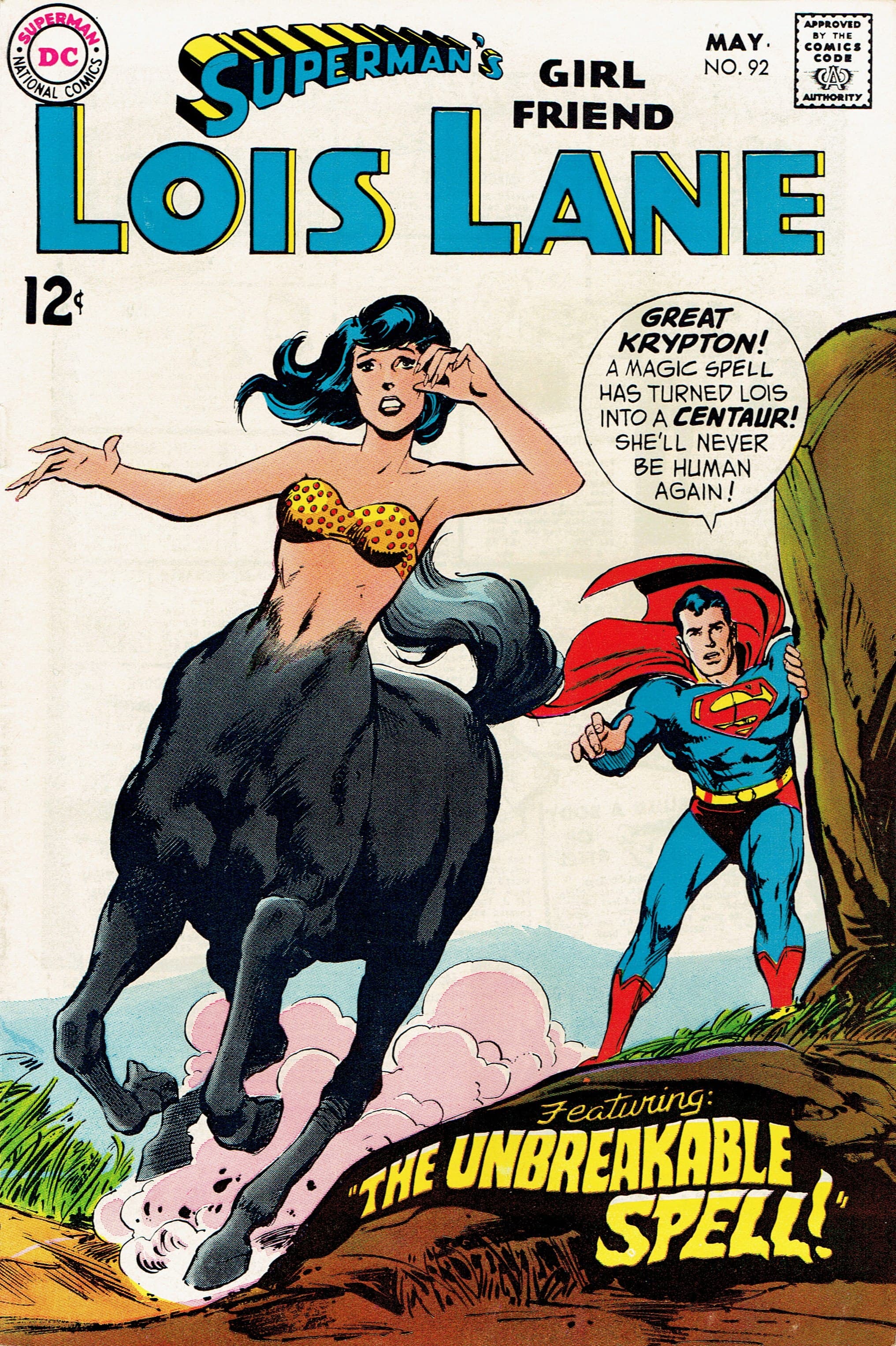Superman's Girl Friend, Lois Lane #92 cover
