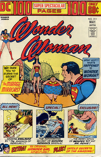 Wonder Woman #211 cover