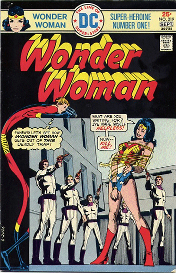 Wonder Woman #219 cover