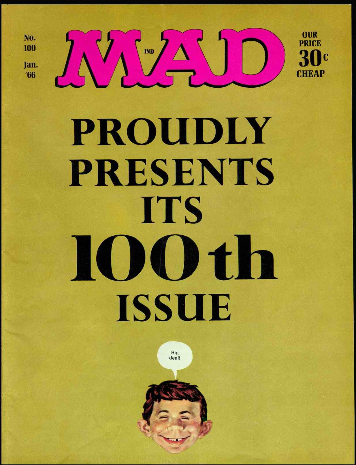 MAD #100 cover