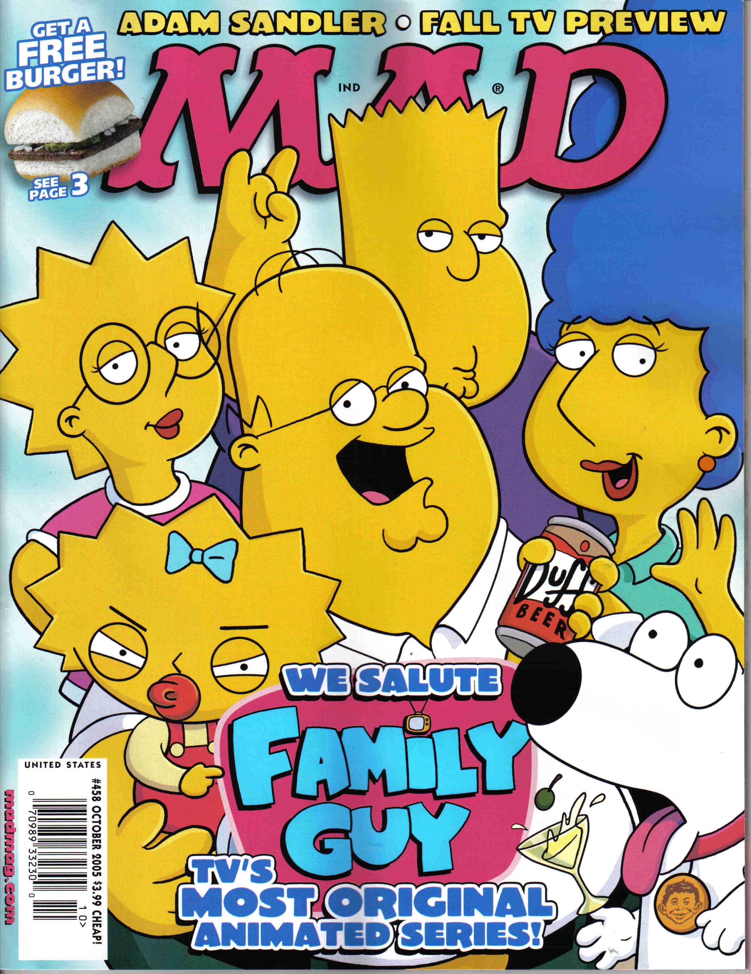 MAD #458 cover