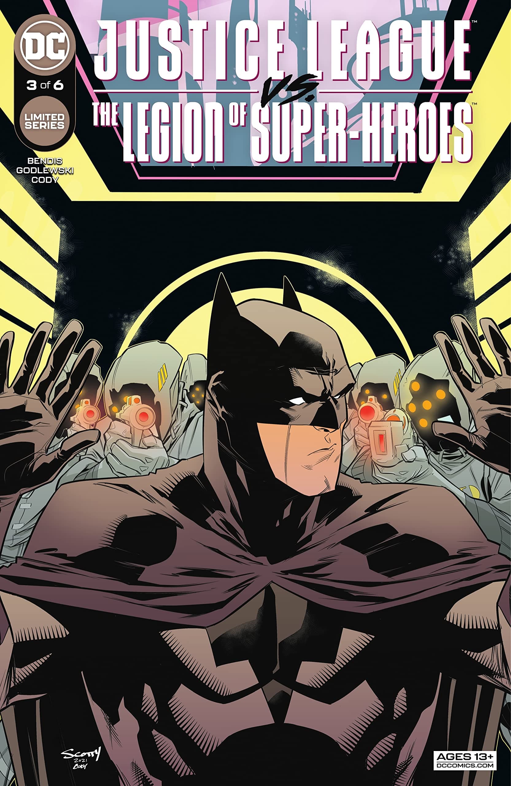 Justice League vs. the Legion of Super-Heroes #3 cover
