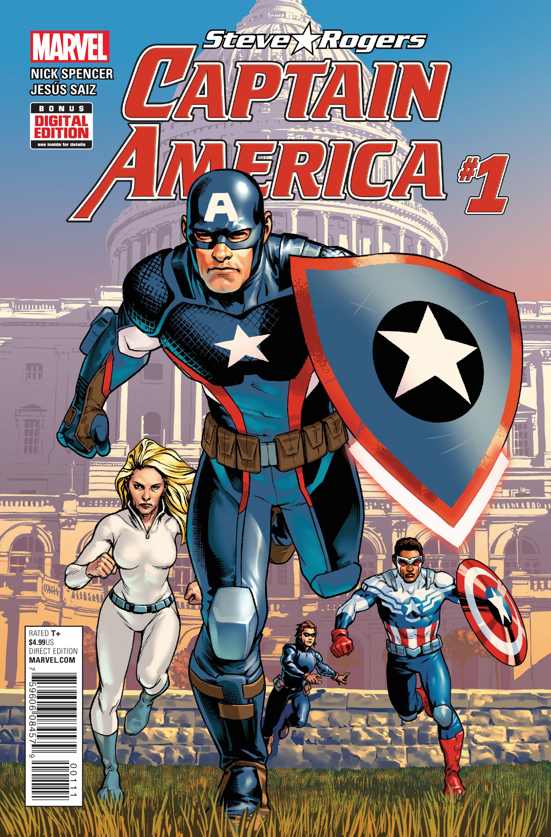 Captain America: Steve Rogers #1 cover