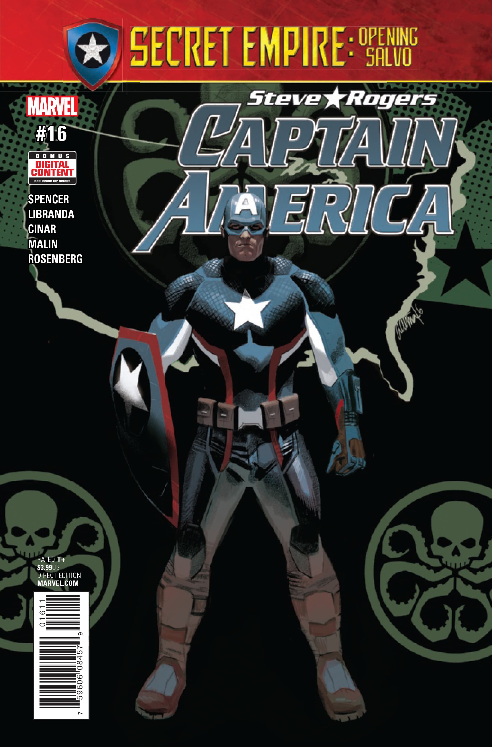 Captain America: Steve Rogers #16 cover