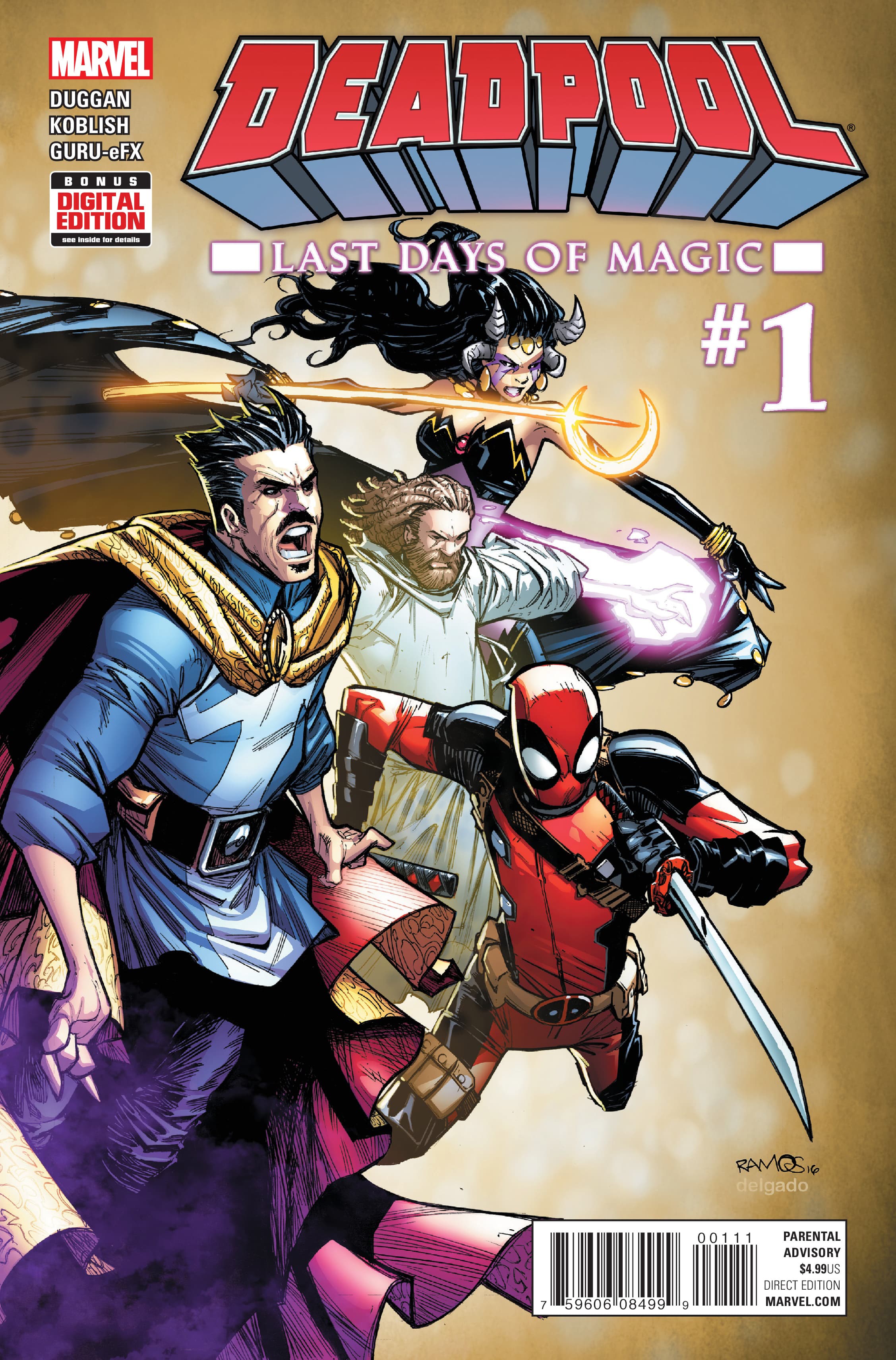 Deadpool: Last Days of Magic #1 cover