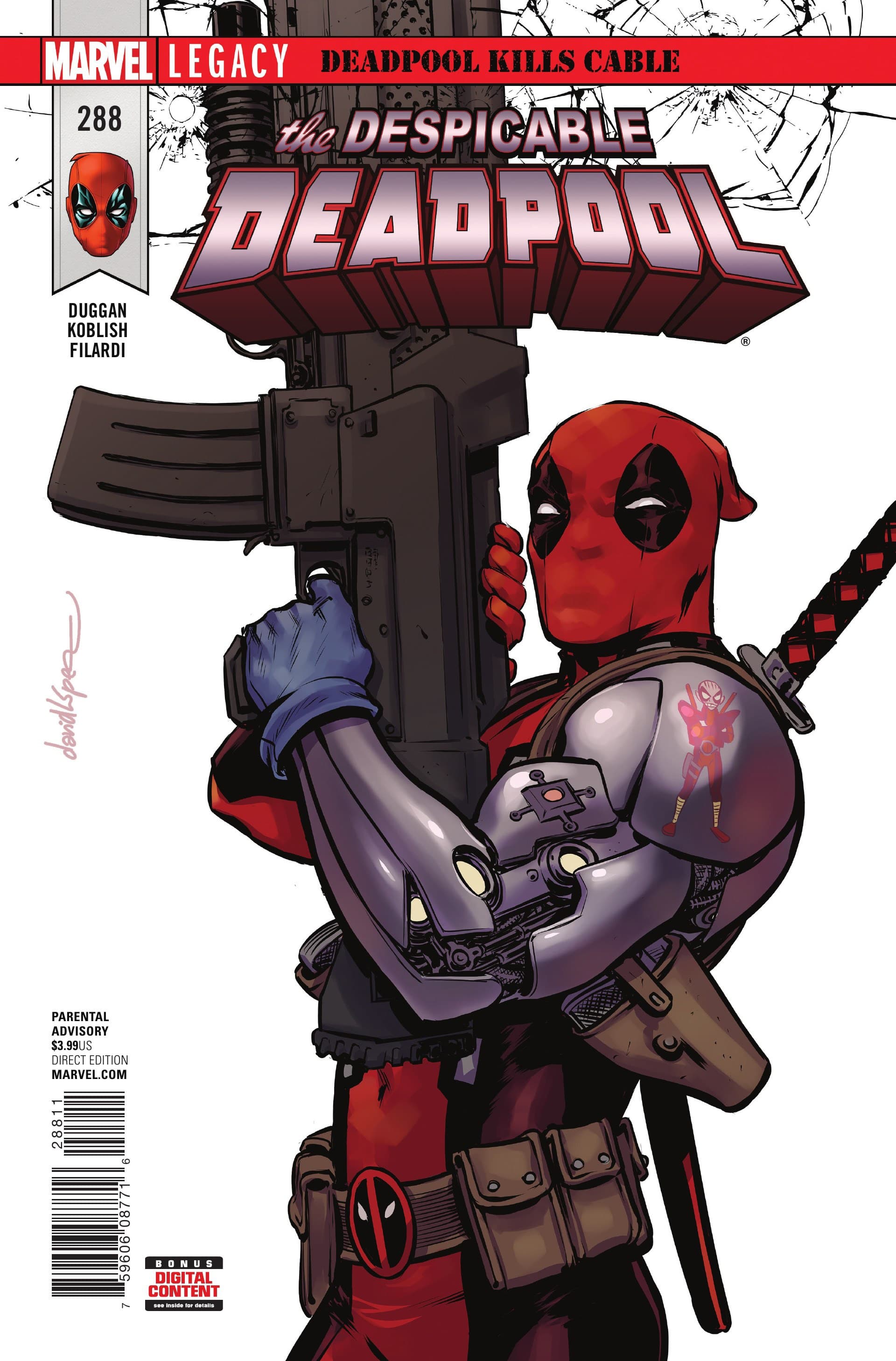 Despicable Deadpool #288 cover