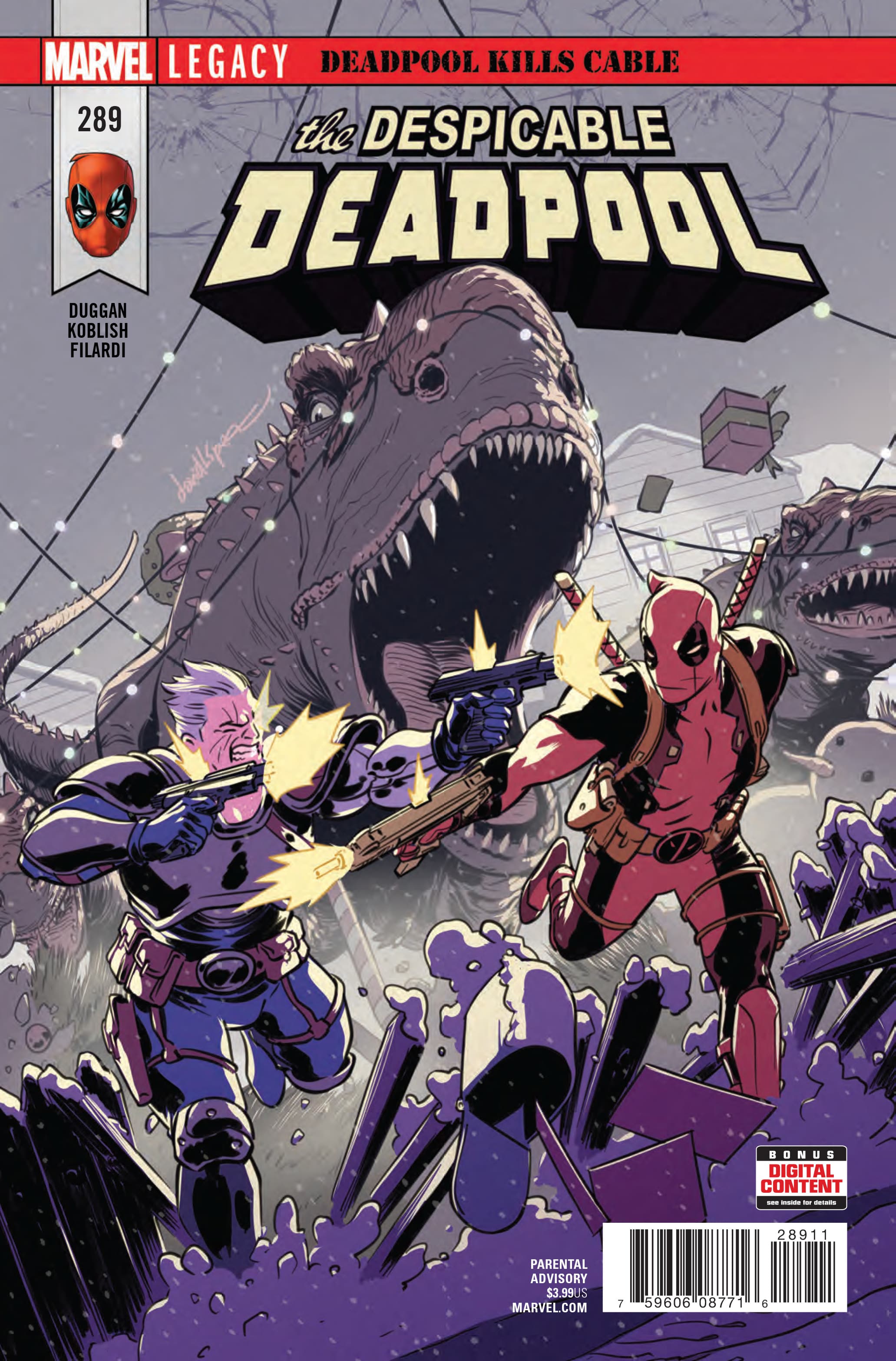 Despicable Deadpool #289 cover
