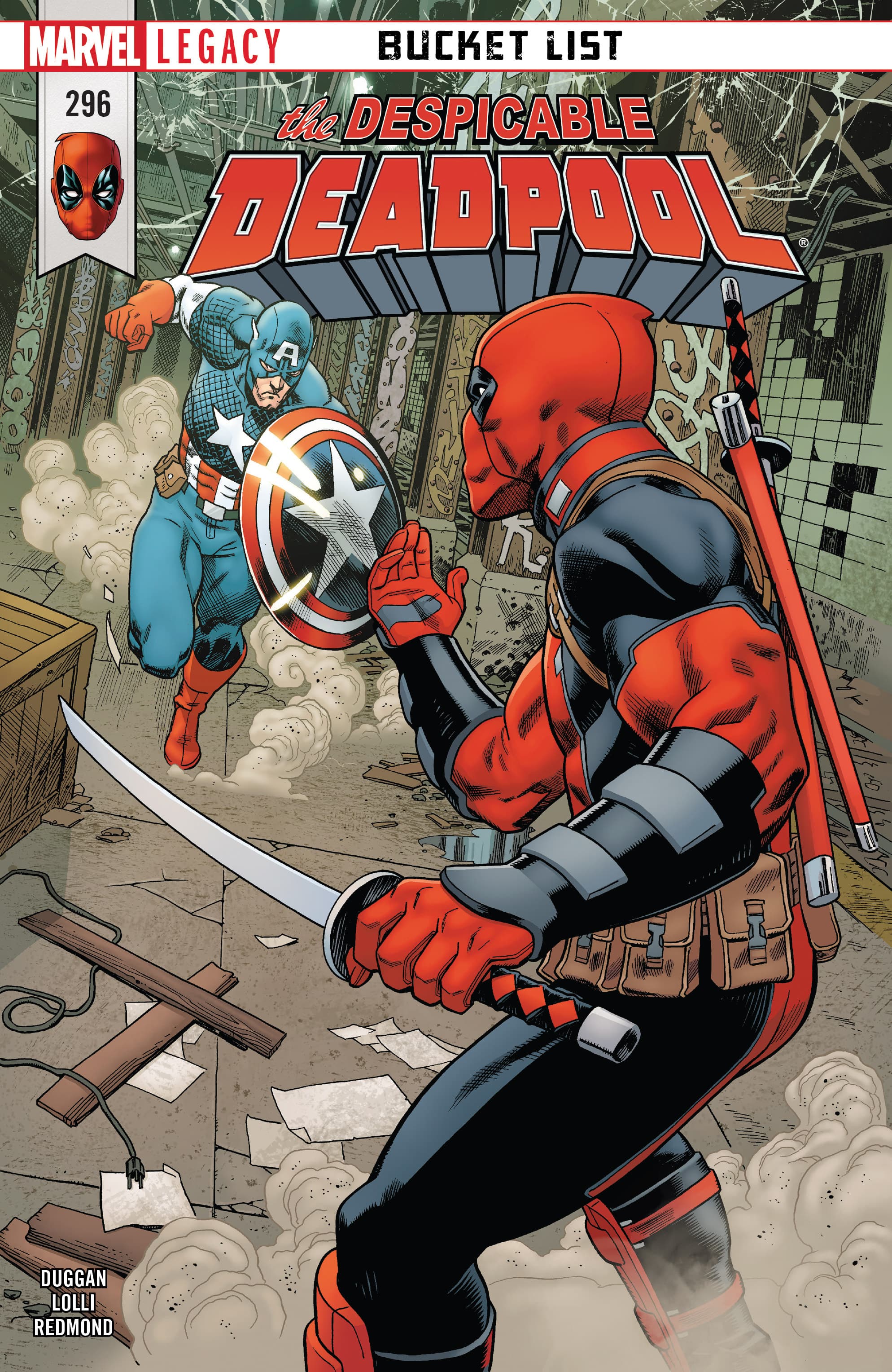 Despicable Deadpool #296 cover