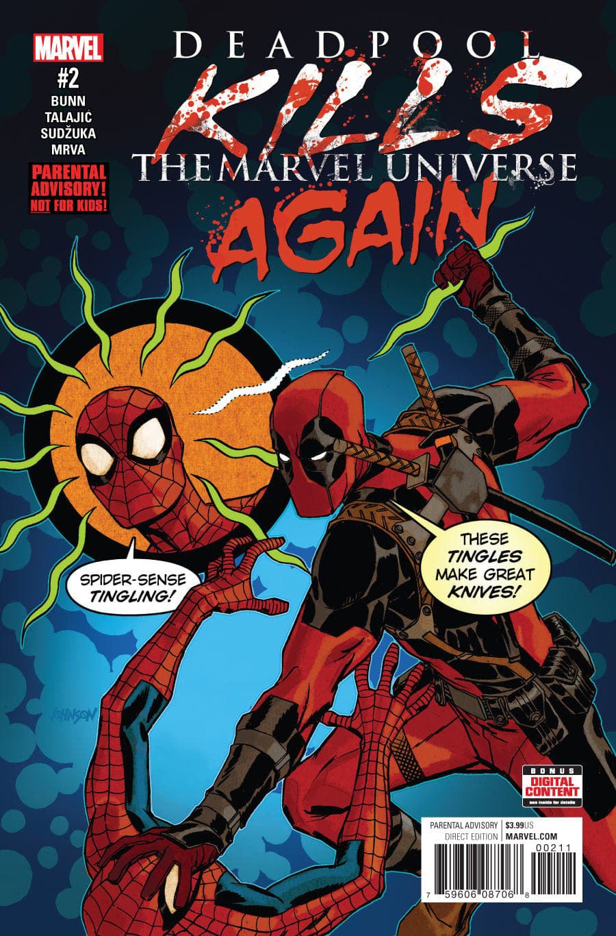 Deadpool Kills The Marvel Universe Again #2 cover