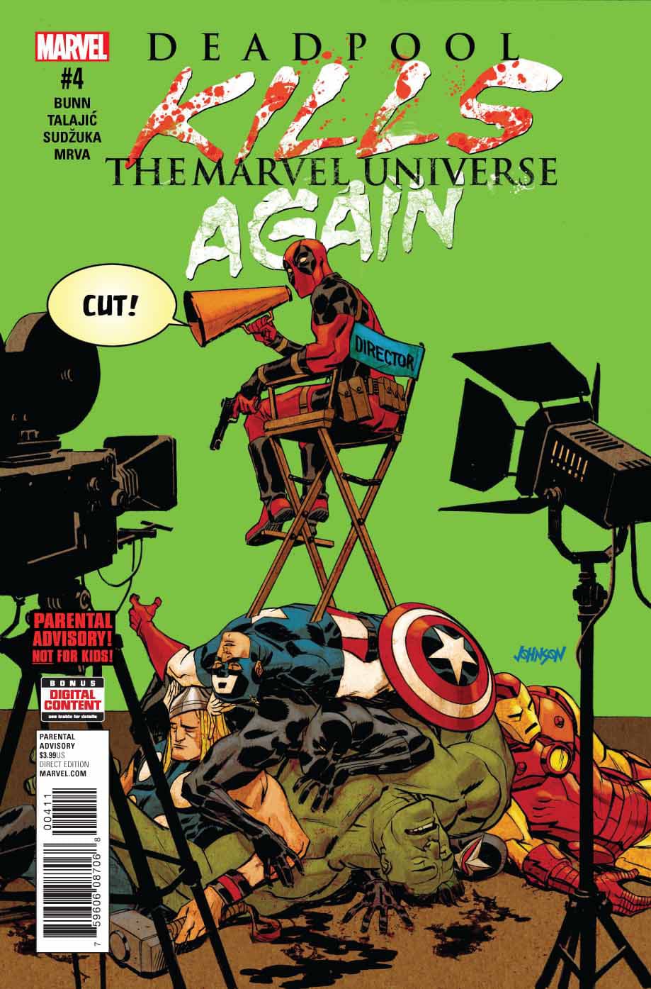 Deadpool Kills The Marvel Universe Again #4 cover